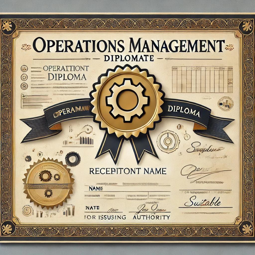 Operations Management Diploma